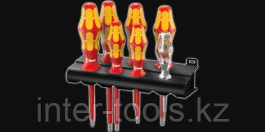 Набор отверток Kraftform Plus Серия 100 + индикатор напряжения + подставка 160 i/7 Rack 05006147001