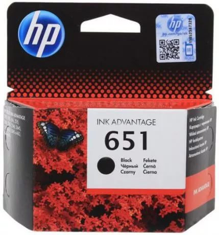 Картридж струйный HP 651 Black