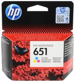 Картридж струйный HP 651 Tri-color