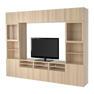 shkaf dlya tv besto kombin steklyan dvercy pod belenyj dub ikea ikea