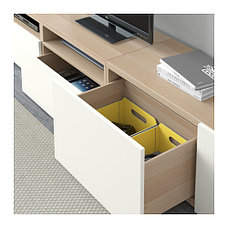 Шкаф для ТВ БЕСТО комбинация под беленый дуб ИКЕА, IKEA  , фото 3