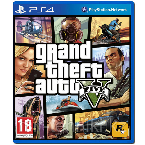 Игра GTA 5 для Sony Playstation 4