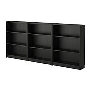 Стеллаж БИЛЛИ черно-коричневый ИКЕА, IKEA
