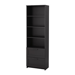 Шкаф/стеллаж БРИМНЭС черный ИКЕА, IKEA, фото 2