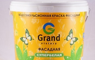 Краска водно-дисперсионная для внутренних и наружных работ "Фасадная 901" 6,5кг