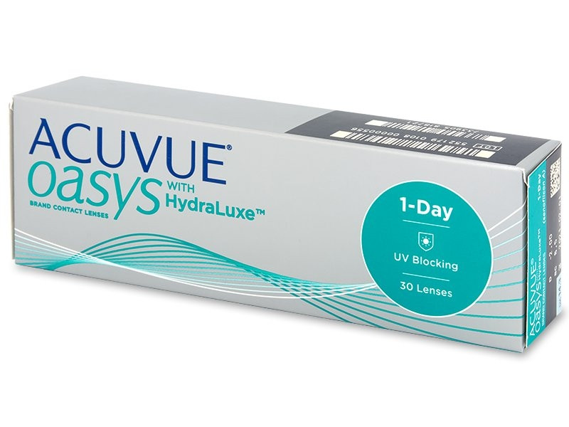 Однодневные линзы Acuvue Oasys 1 DAY with HydraLuxe (30 штук) - фото 1 - id-p42511065