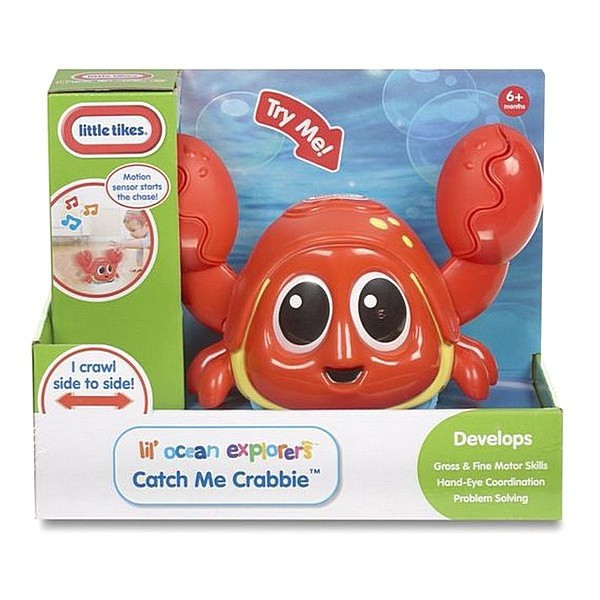 Little Tikes Игрушка развивающая Шустрый краб, с датчиком движения, звук. эффекты