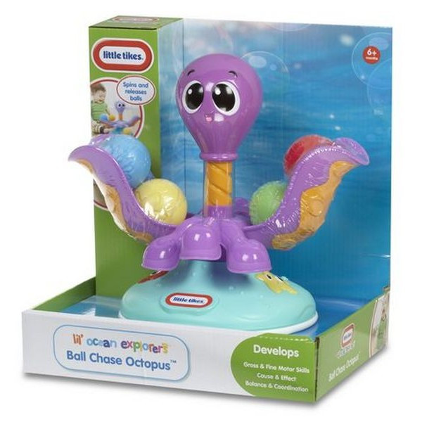 Little Tikes Развивающая игрушка Вращающийся осьминог