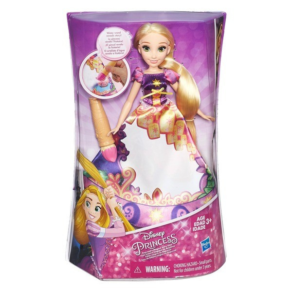Hasbro Disney Princess Принцесса Рапунцель в в юбке с проявляющимся принтом