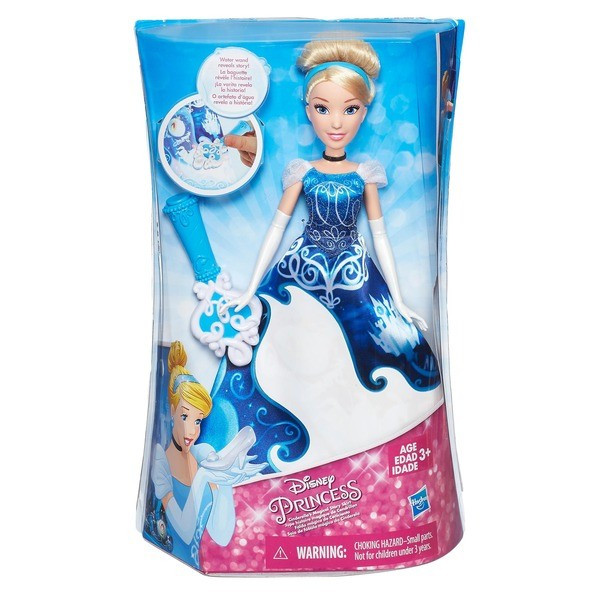 Disney Princess: Кукла Золушка в юбке с проявляющимся принтом