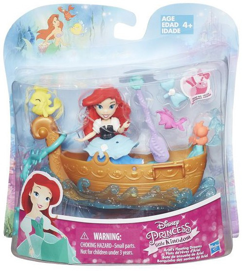 DISNEY PRINCESS Набор для игры в воде: маленькая кукла Принцесса и лодка в ассортименте