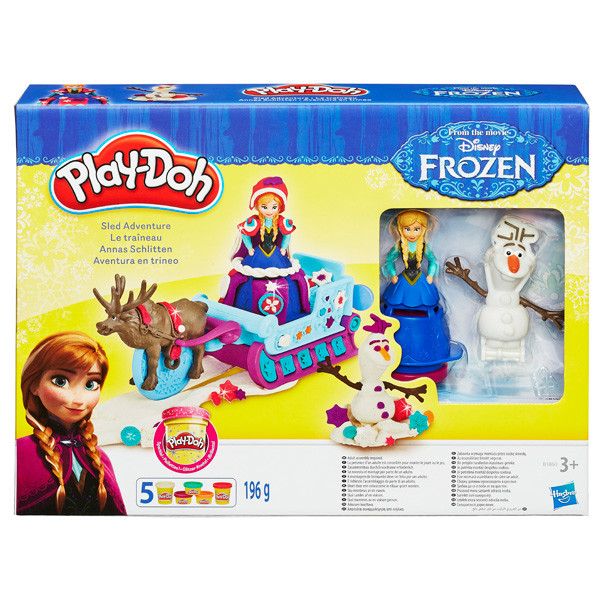 Игровой набор Play-Doh Холодное сердце "Приключение Анны на санях"