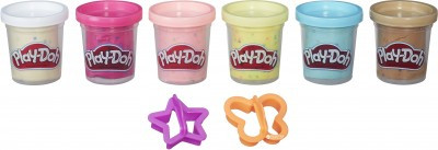 Игровой набор Play-Doh набор из 6 баночек с конфетти