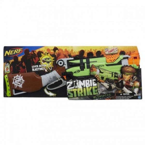 NERF (НЕРФ) Бластер Зомби СлингФайр