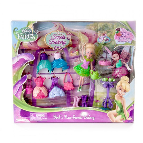 Игрушка Дисней Фея 11 см, игровой набор "Чаепитие", 1 кукла с аксессуарами