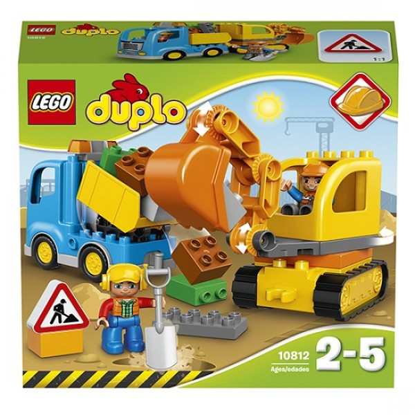 Lego Duplo 10812 Грузовик и гусеничный экскаватор