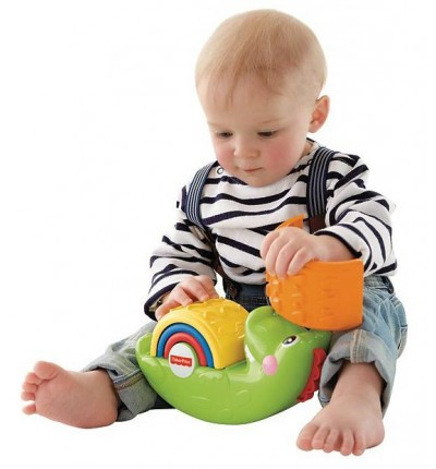 Fisher Price Пирамидка "Веселый крокодил"