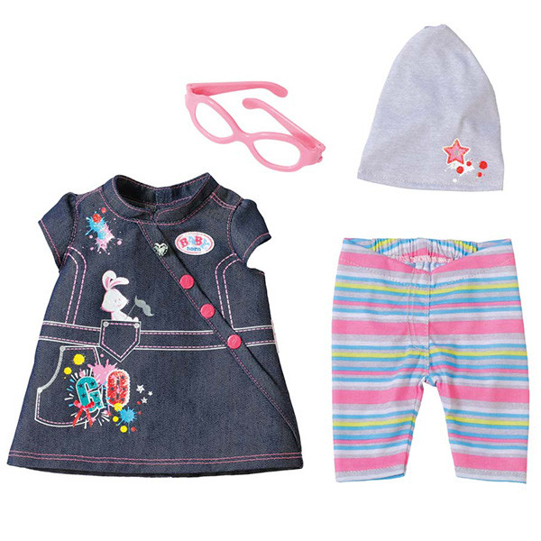 Игрушка BABY born Одежда Джинсовая, 2 асс., кор.