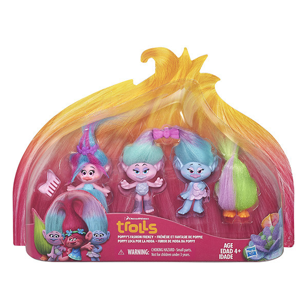 Игровой набор Hasbro Trolls 4 героя игровом наборе
