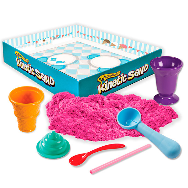 Песок для лепки Kinetic Sand. Игровой набор c формочками, 285 грамм