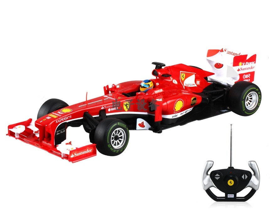 RASTAR RC Р/У Машина 1:12 57400 Ferrari F138, яркая коробка, независимая подвеска,  48х23х17см, свет. фары и стоп-сигналы