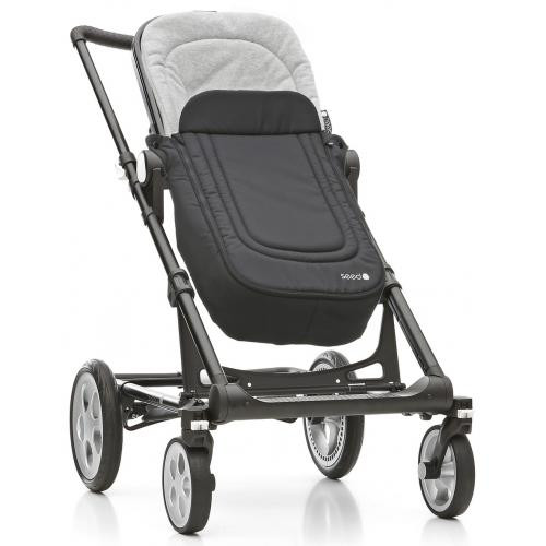 Конверт и накидка на ножки Seed Papilio Grey-Black