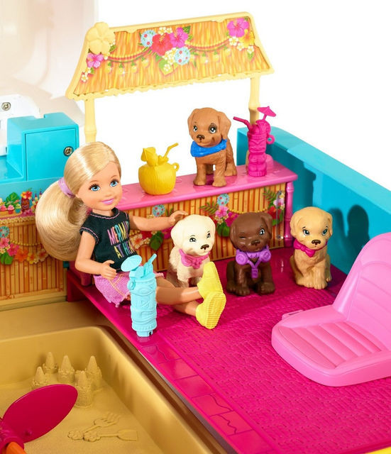 Barbie Раскладной фургон для щенков