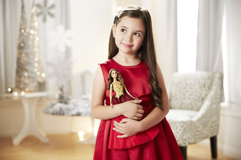 Barbie Collector 2016 - Праздничная, Шатенка в красном платье