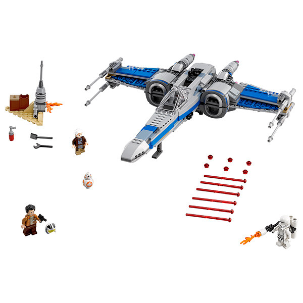 LEGO Игрушка Звездные войны Истребитель Сопротивления типа Икс