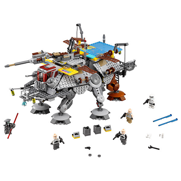LEGO Игрушка Звездные войны Шагающий штурмовой вездеход AT-TE капитана Рекса