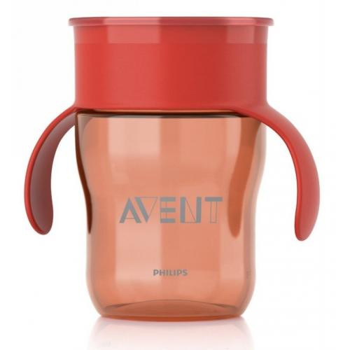 Кружка-поильник Avent 260 мл 12м+ красная
