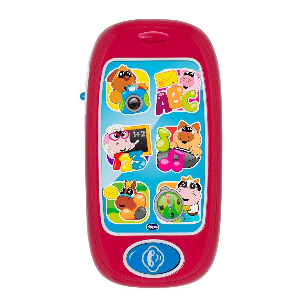 Chicco: Игрушка Говорящий смартфон ABC (рус/англ) 6м+