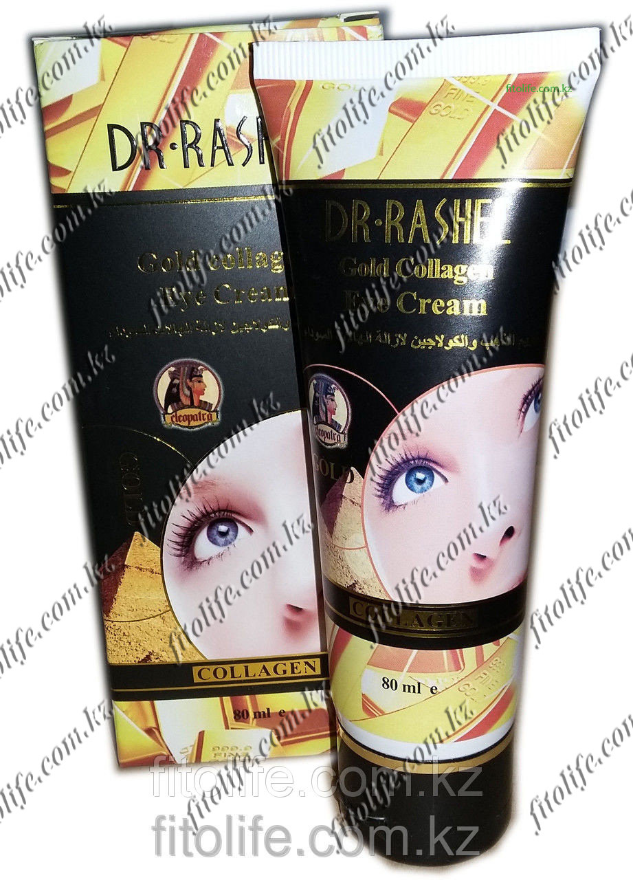 Крем для кожи вокруг глаз "Dr-rashel", золотой коллаген