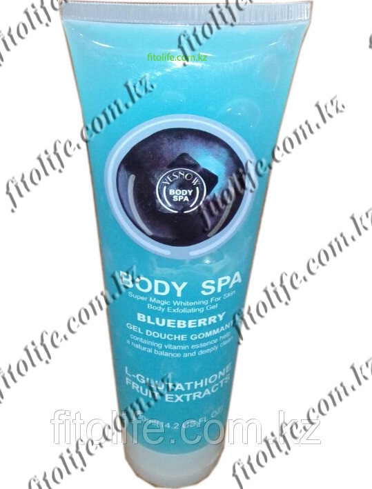 Отшелушивающий гель для тела "Body Spa", черника
