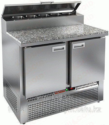 Стол холодильный для пиццы Hicold PZE2-11/GN 1/6H камень