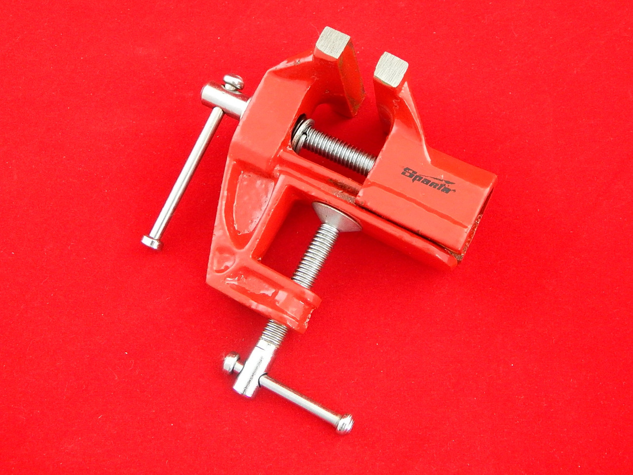 Тиски Sparta 75 мм крепление для стола - фото 1 - id-p42552514