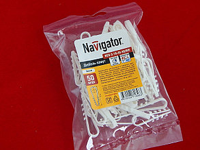 Дюбель-хомут Navigator 71 848 NCU-5-10-45-50/WH (50 штук)