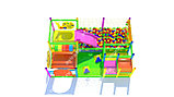 Детский игровой лабиринт Смайл (3600х2400х2600 мм), фото 3