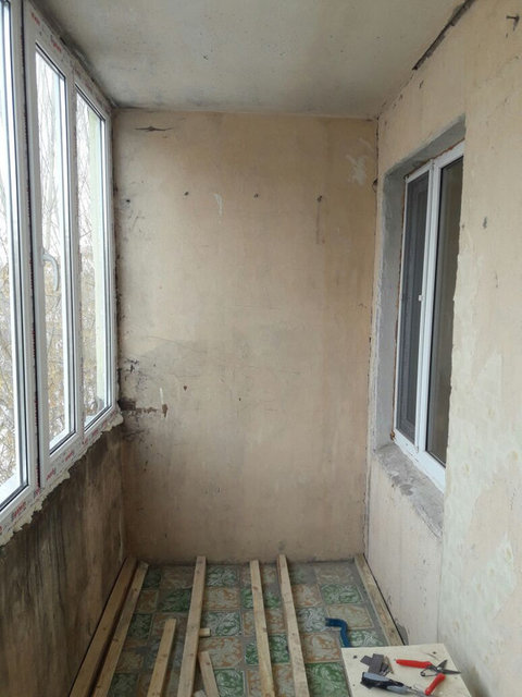 Остекление, обшивка и утепление балкона по адресу ул. Куйши Дина 46 2