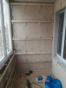 Остекление, обшивка и утепление балкона по адресу ул. Куйши Дина 46 15