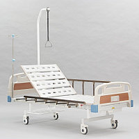 Двухсекционная кровать с винтовой регулировкой положения изголовья RS-112А 
