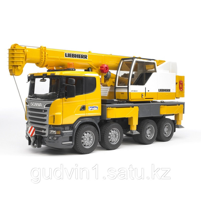 Автокран SCANIA с модулем со световыми и звуковыми эффектами Bruder (Брудер) (Арт. 03-570 03570)
