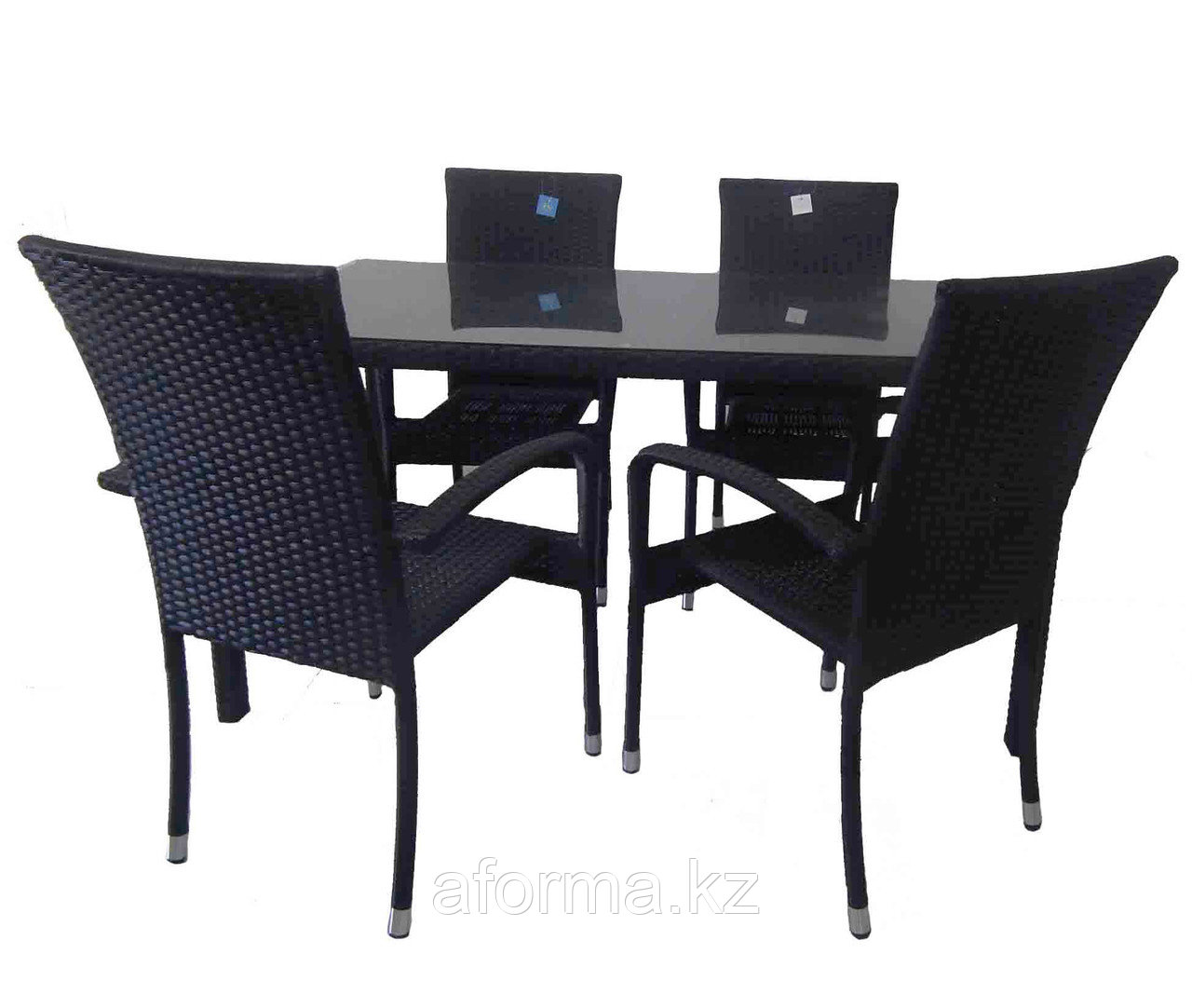 Ротанговая мебель "Комплект стол + 6 стульев"