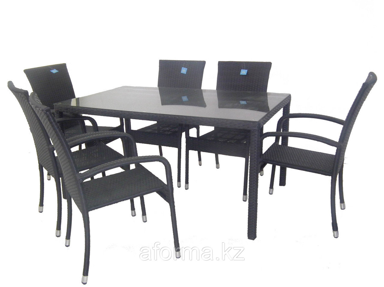 Ротанговая мебель "Комплект стол + 6 стульев" - фото 3 - id-p42659991