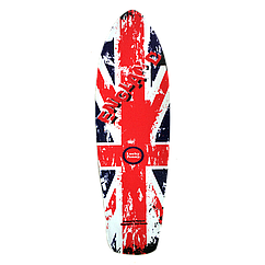Наждак-самоклейка антискользящая "British Standard" для деревянного скейта рыбки 27 дюймов (Penny)
