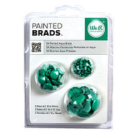 Брадсы Basic Brads Painted - Aqua 42044-6 Брадсы Basic Brads Painted - Aqua