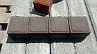 Вибропрессованная брусчатка "Восьмигранник" коричневая, фото 5