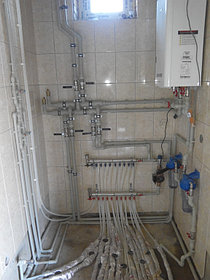 Монтаж системы отопления, водоснабжения, канализации "Под ключ "дом 240 м2 мкр.Жеруйык Алматинская обл. 21