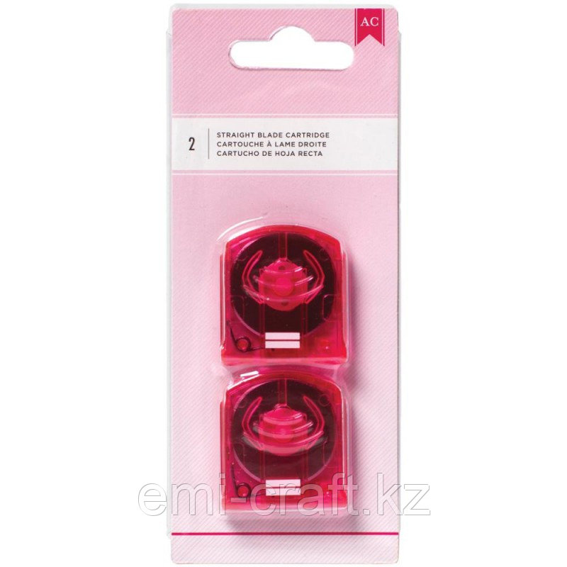 Набор сменных лезвий PINK PORTABLE CARTRIDGE TRIMMER BLADES