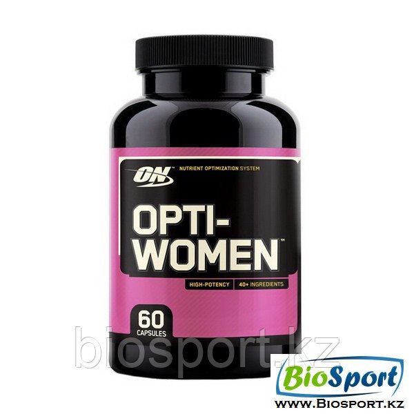 Витамины, Optimum nutrition, Opti Women, 60 капсул